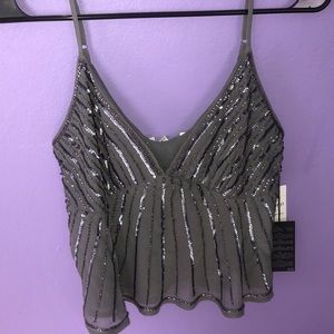 Forever 21 beaded contemporary top